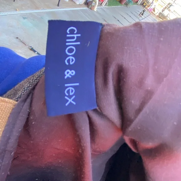 Chloe & Lex Wool Bohemian Multicolor Tote Bag - Picture 2 of 5